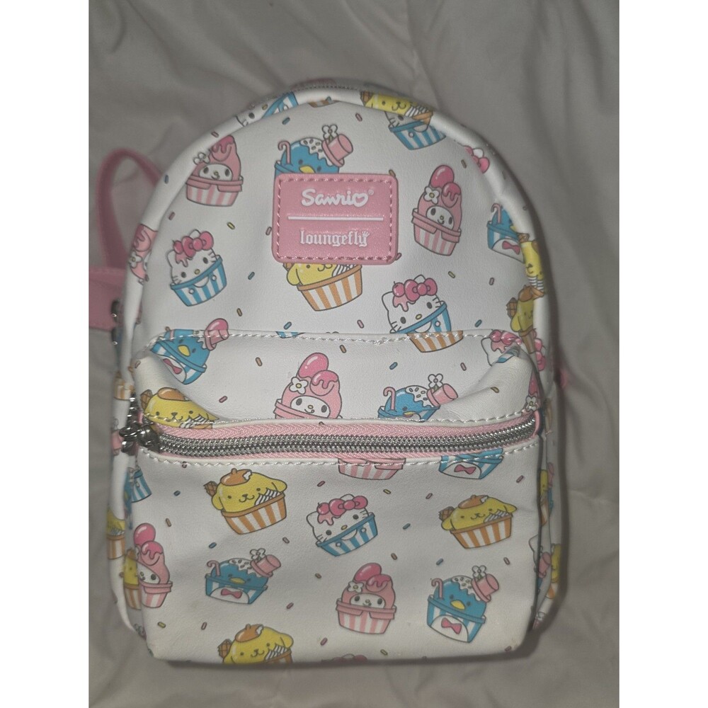 Loungefly Sanrio hello kitty cupcake character mini backpack purse bookbag bag!